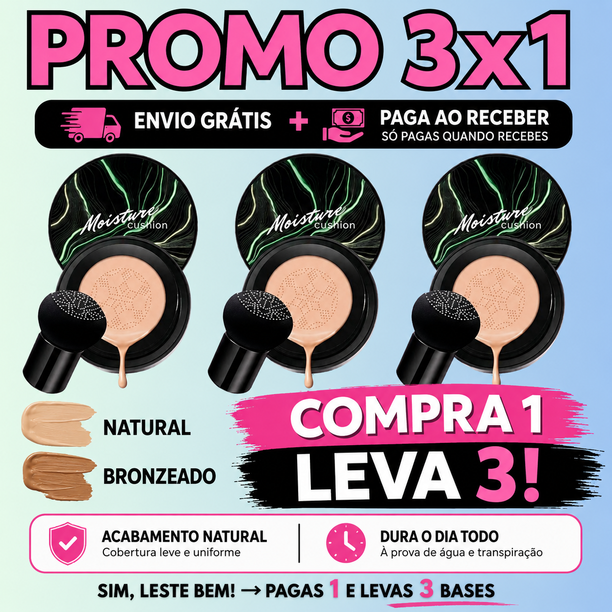Compre 1 E LEVE 4 por 29,99€ - Base de Maquilhagem CC SilkyCream