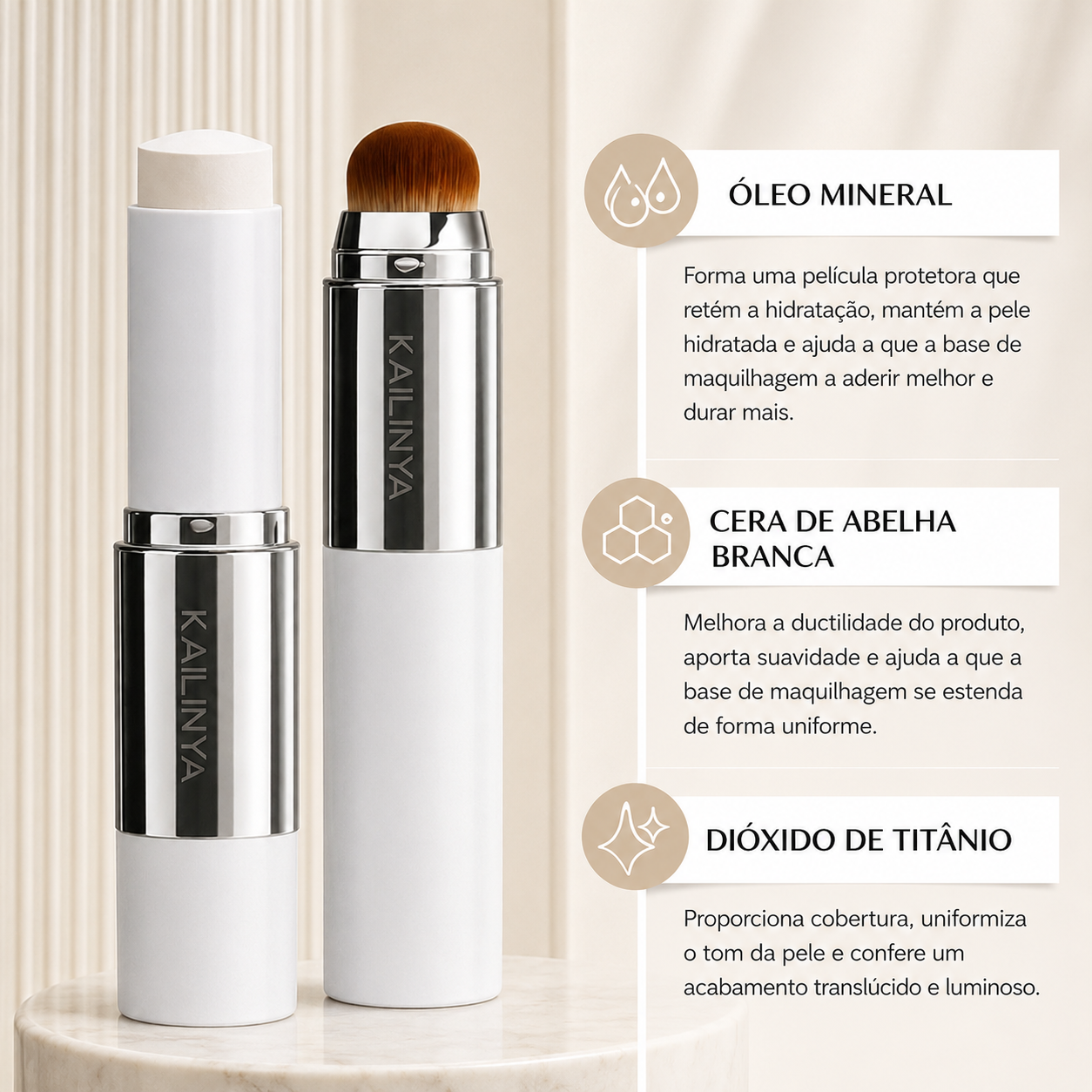 Base de maquillaje en barra