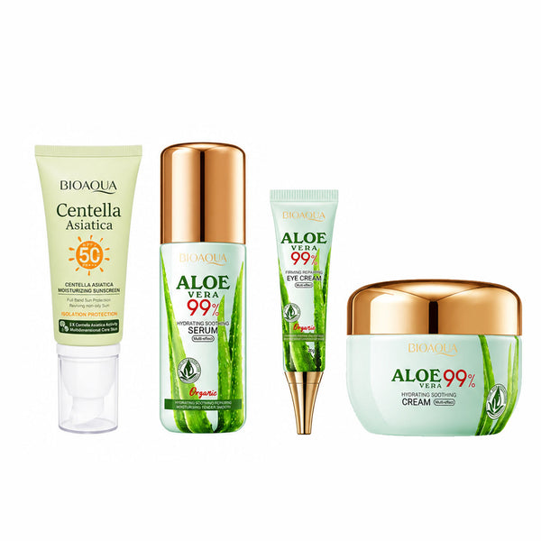 Kit Aloe Vera 99% - Cuidado Facial Completo