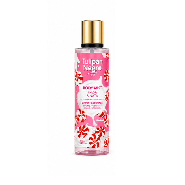 Body Mist Fresa y Nata – Tulipán Negro – 250ml